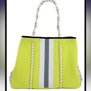 Parker & Hyde Neon Yellow Tote NWT